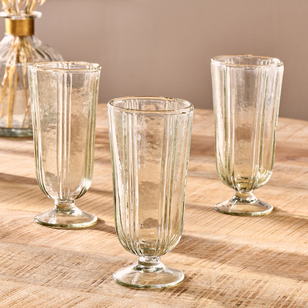 Nkuku Sigiri Tall Wine Glass Clear